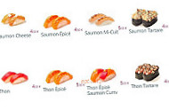 Fresh Lounge Sushi menu