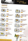 Les Saveurs du Liban menu