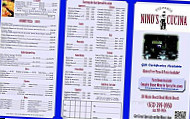 Nino's Pizza menu