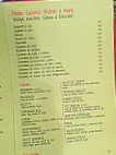 Palote Pizza menu