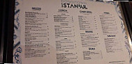 Downtown Istanbul menu