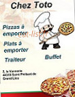 Chez Toto menu