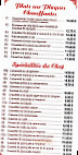 La Taverne de Chine menu