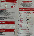 George's Pizza menu