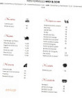 Onze Bar menu