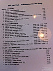 Pho Tan Vinh menu