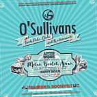 O'sullivans menu