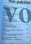 Voyou menu