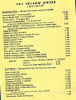 Yellow House menu