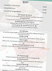 Le Tandem menu