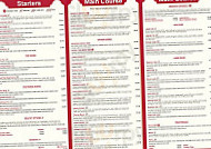 Moghul Tandoori menu