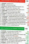 Pizza Les Deux Frères menu