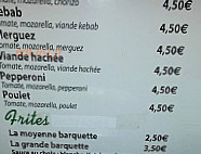 Le Chalet Gourmand menu