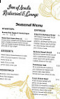 Acadian menu