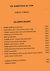 Creperie Saladerie Les Glenans menu