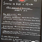 D'ici & D'ailleurs menu