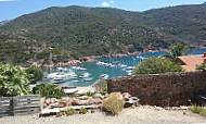 Girolata, La Terrasse outside