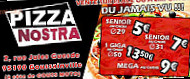 Pizza Nostra menu