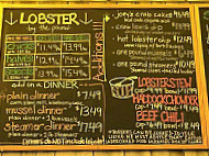 Thurston's Lobster Pound menu