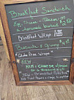 Sunshine Cinnamon Cafe menu