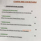 L'ardoise menu