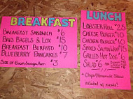 Bri's Downeast Eats menu