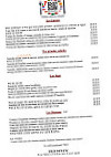 Le Bistro du Musee menu