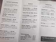 Five Islands Lobster Co menu