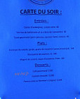 Brasserie du Parc menu