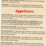 Friendly's Piatti