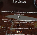 Le Temps de Vivre menu