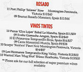 Pulpo By Movida menu