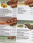 Subway Sandwiches Salads menu