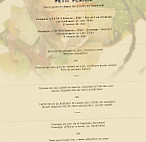 Mas de Dardagna menu