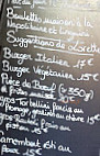 Le Bistrot de Lorette menu