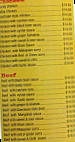 Narooma Chinese menu