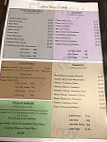 John Boys Cafe menu