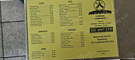 Auroras Takeaway menu