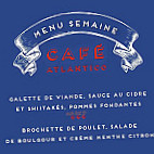 Café Atlantico menu