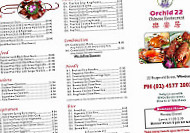 Orchid 22 Chinese menu