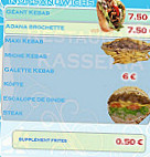 Le Kasseria menu