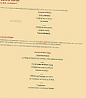 Le Bistrot du Village menu