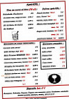 Chez Monsieur Cochon menu