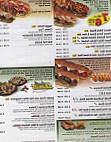 Subway menu