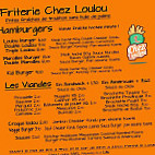 Chez Loulou menu