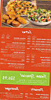 Red Swan Pizza menu