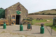 Warren Farm Shop Tea Garden outside