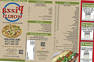 Pizza World menu