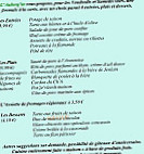 L'Auberg'in menu