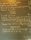 Le Capricorne menu